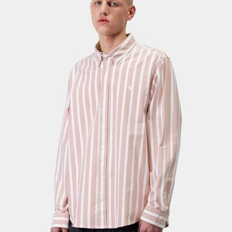 Carhartt WIP L/S Deven Shirt Oxide Red