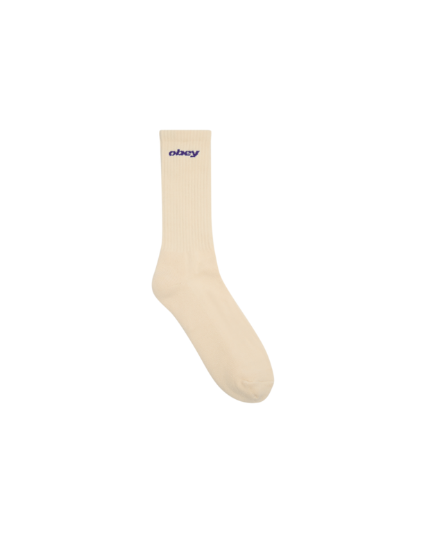 OBEY OBEY Sports Logo Socks Unbleached