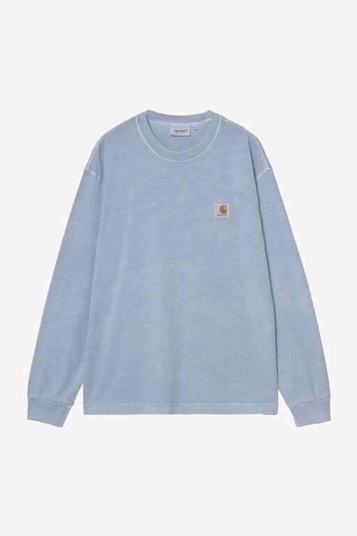Carhartt WIP Carhartt WIP L/S Nelson T-Shirt Gentle Blue Garment Dyed