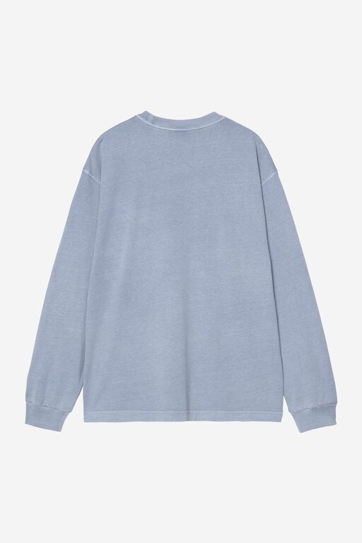 Carhartt WIP Carhartt WIP L/S Nelson T-Shirt Gentle Blue Garment Dyed