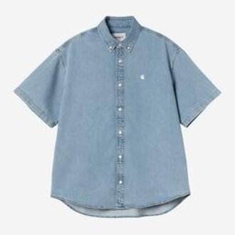 Carhartt WIP S/S Lucas Shirt Blue Bleached