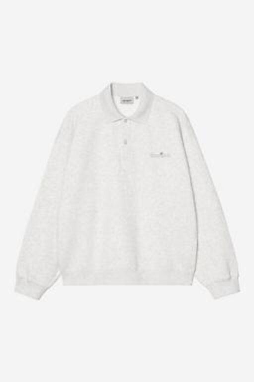 Carhartt WIP Carhartt WIP WIP label Polo Sweat Ash Heather