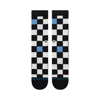 Stance Chef Check Crew Black