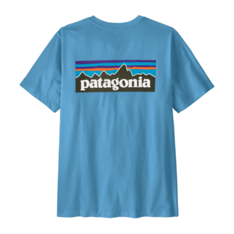 Patagonia M's P-6 Logo T-Shirt Shore Blue