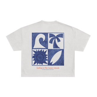 Latitud Fuego Platanos Crop Ecru