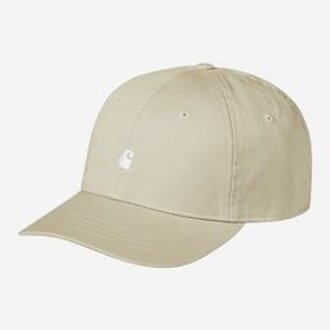 Carhartt WIP Madison Logo Cap Stone White