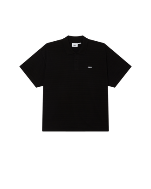 OBEY Obey Bold Polo Shirt Pigment Black