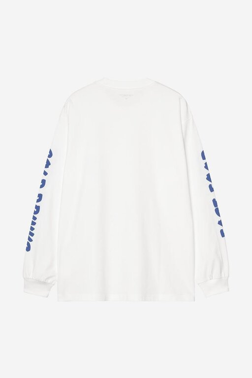 Carhartt WIP L/S Cold Drinks T-Shirt White