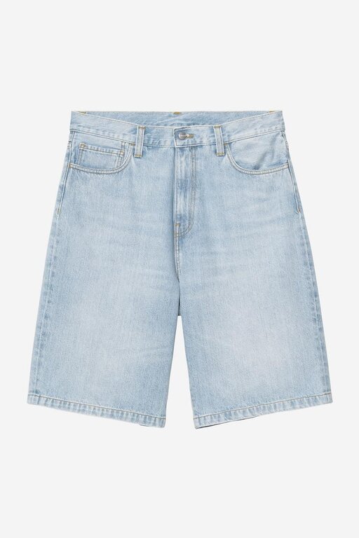 Carhartt WIP Landon Short Blue Heavy Worn Bleached
