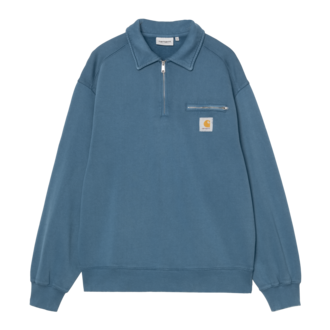 Carhartt WIP Half Zip Detroit Sweat Blue River