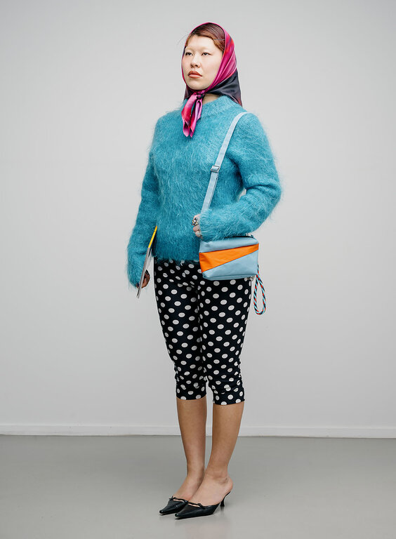 Susan Bijl Susan Bijl The New Bum Bag Ocean & Orange Small