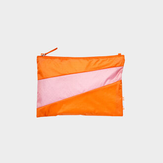 Susan Bijl The New Pouch Orange & Pink Panther Medium