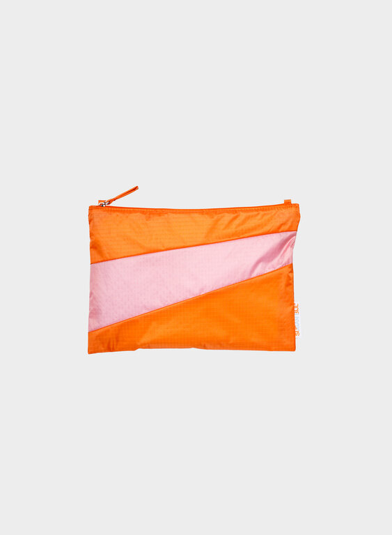 Susan Bijl Susan Bijl The New Pouch Orange & Pink Panther Medium
