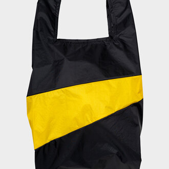 Susan Bijl The New Shopping Bag Black & Sunflower Large