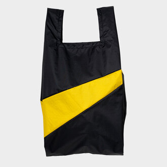 Susan Bijl The New Shopping Back Black & Sunflower Medium