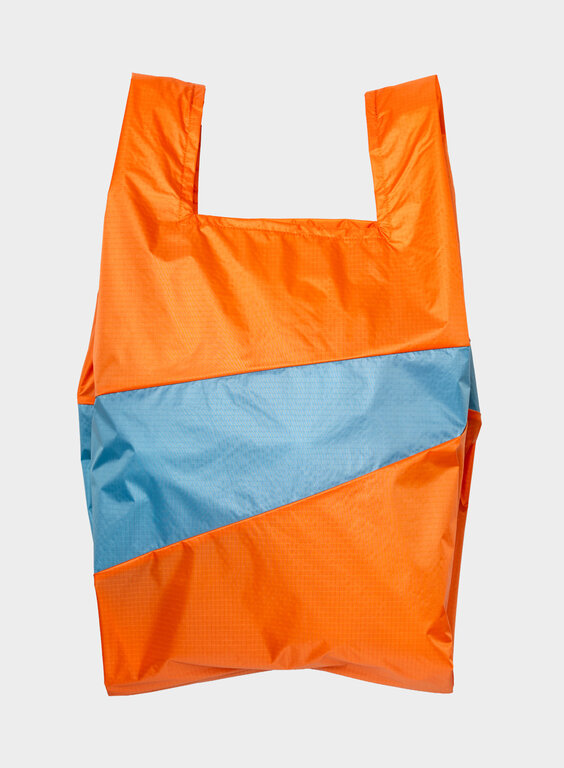 Susan Bijl Susan Bijl The New Shopping Bag Orange & Ocean Large