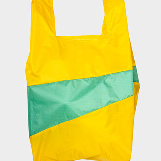 Susan Bijl The New Shopping Bag Sunflower & Holly Green Large