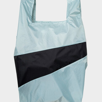 Susan Bijl The New Shopping Bag Surf Spray & Black Large