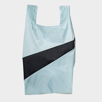 Susan Bijl The New Shopping Bag Surf Spray & Black Medium