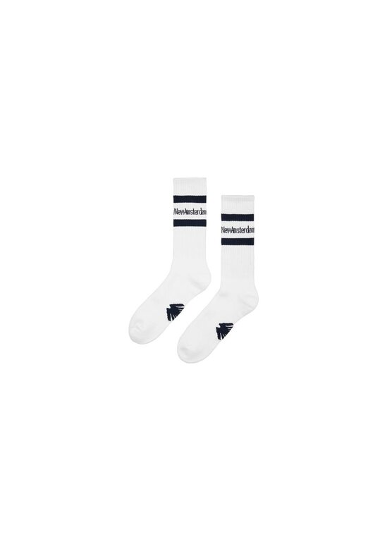 New Amsterdam Surf Association New Amsterdam Surf Association Sports Socks Single White