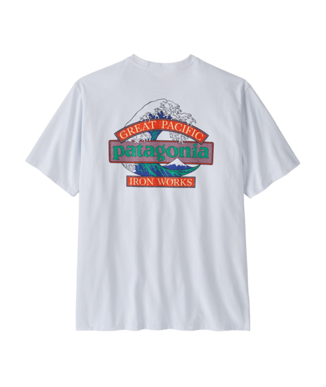 Patagonia Patagonia M’s Great Waves Responsibili-Tee White