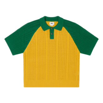 OBEY Abel Polo Sweater Mustard Multi