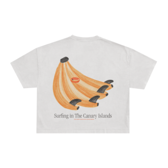 Latitud Fuego Platanos Crop Ecru