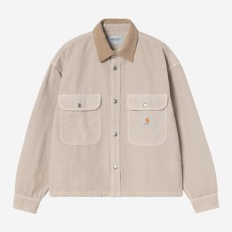 Carhartt WIP Prescott Shirt Jacket String/Leather Garment Dyed