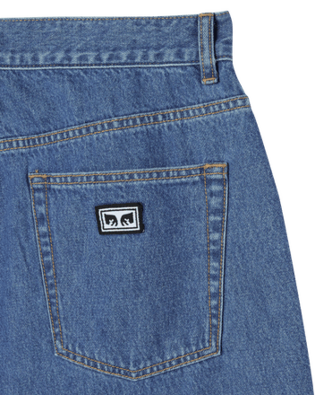 OBEY OBEY Emerson Denim Short Salty Blue Stone Wash