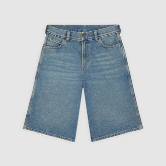 Dickies 958 13 Inch Short Jeans Khaki Tinted Blue