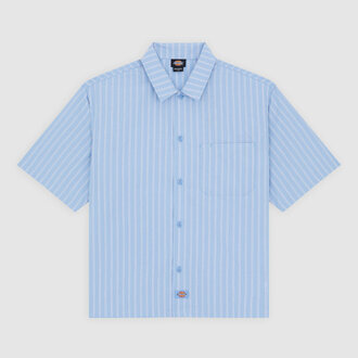 Dickies Venedocia Stripe Shirt SS Endless Sky
