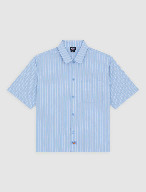 Dickies  Dickies Venedocia Stripe Shirt SS Endless Sky