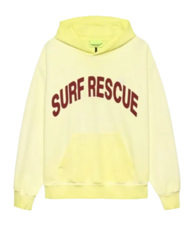 New Amsterdam Surf Association New Amsterdam Surf Association Surf Rescue Hoodie Lime Yellow