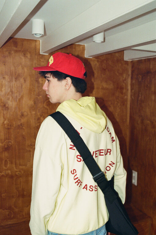 New Amsterdam Surf Association New Amsterdam Surf Association Surf Rescue Hoodie Lime Yellow