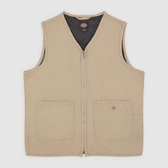 Dickies Canvas Summer Vest Desert Sand