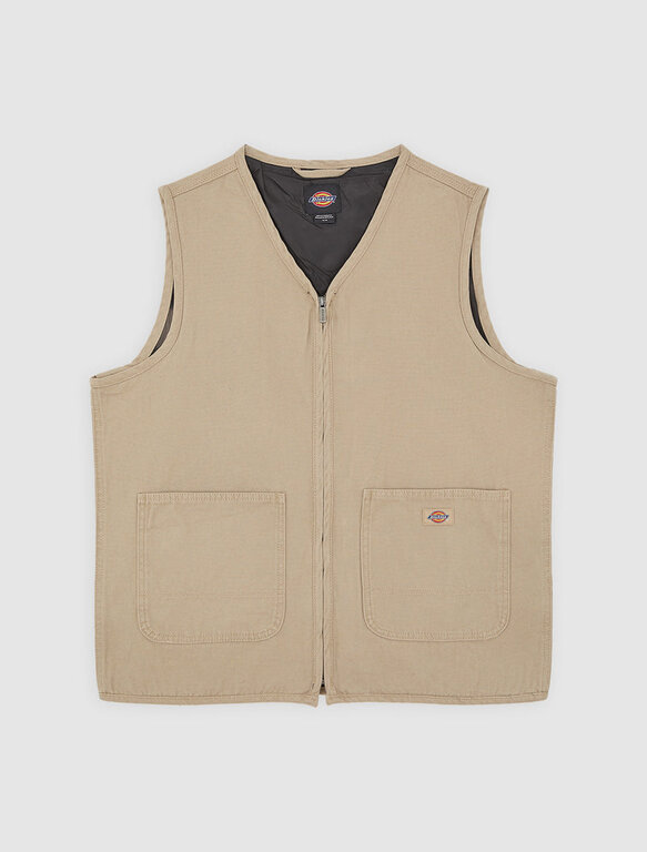 Dickies Dickies Canvas Summer Vest Desert Sand