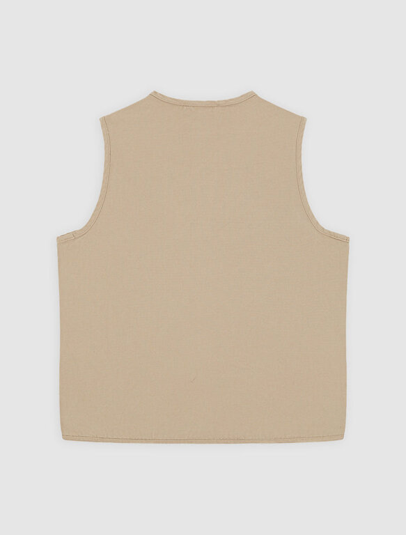 Dickies Dickies Canvas Summer Vest Desert Sand
