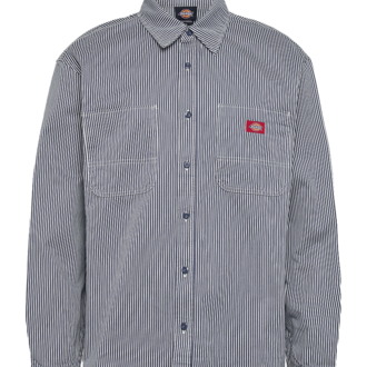 Dickies Hickory Work Shirt LS Retro Indigo