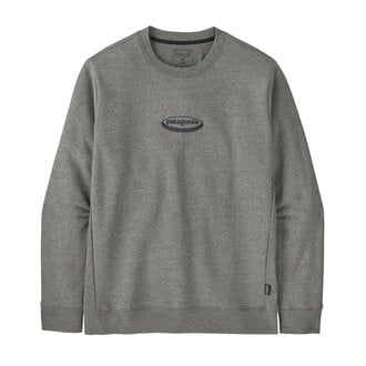 Patagonia M's 95 Oval Logo Uprisal Crew Sweatshirt Gravel Heather