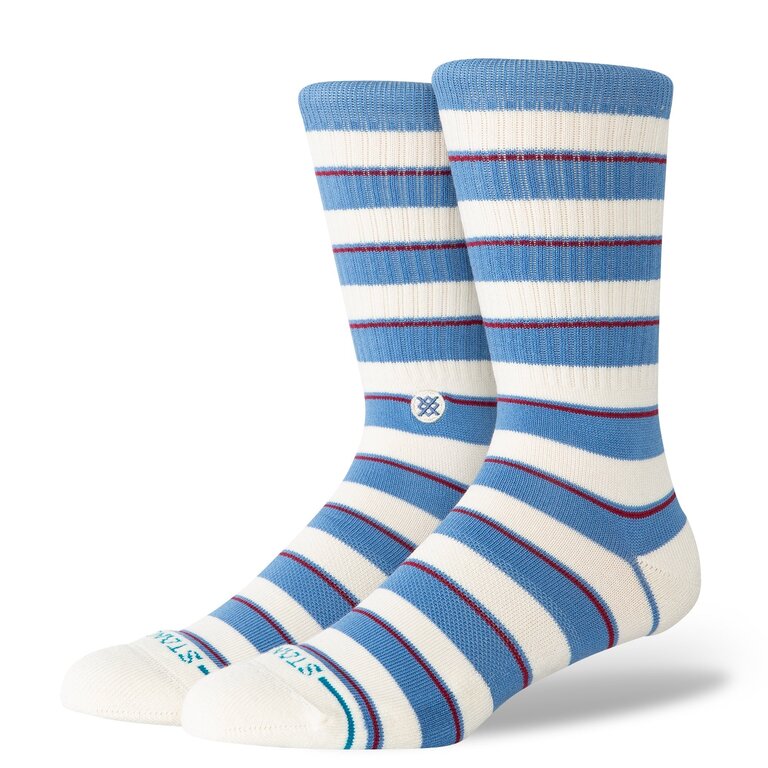 Stance Stance Striped It Crew Capri Blue