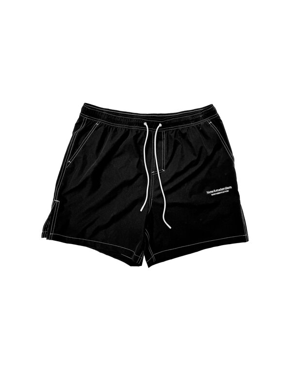 New Amsterdam Surf Association New Amsterdam Surf Association Contrast Swimshort Black