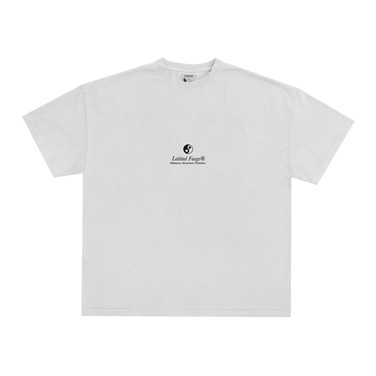 Latitud Fuego Latitud Fuego Yin Yang Mid T-Shirt Ecru