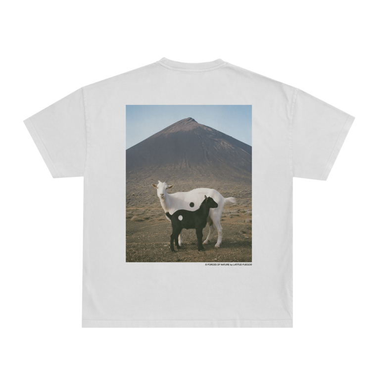 Latitud Fuego Latitud Fuego Yin Yang Mid T-Shirt Ecru