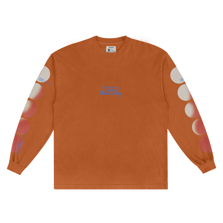 Latitud Fuego Latitud Fuego Longsleeve Wave Roasted Orange