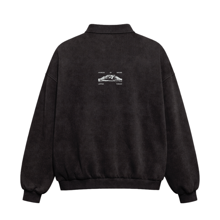 Latitud Fuego Latitud Fuego Polo Fleece Sweater Black Brown