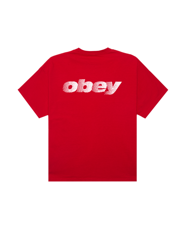 OBEY Diffusion T-Shirt Pigment Fiery Red