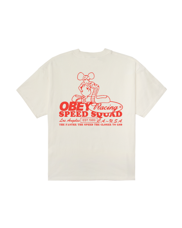 OBEY OBEY Speed Squad T-Shirt Vintage White