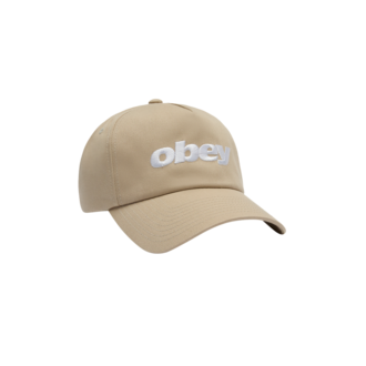 OBEY Delta 5 Panel Snapback Oak