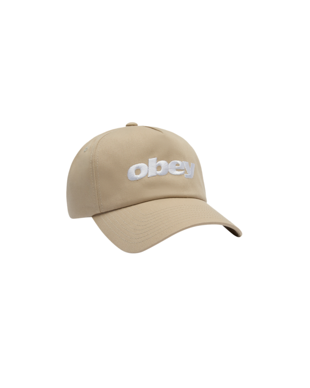 OBEY  OBEY Delta 5 Panel Snapback Oak