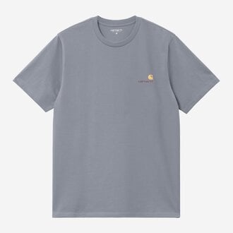 Carhartt WIP S/S American Script T-Shirt Shady Blue
